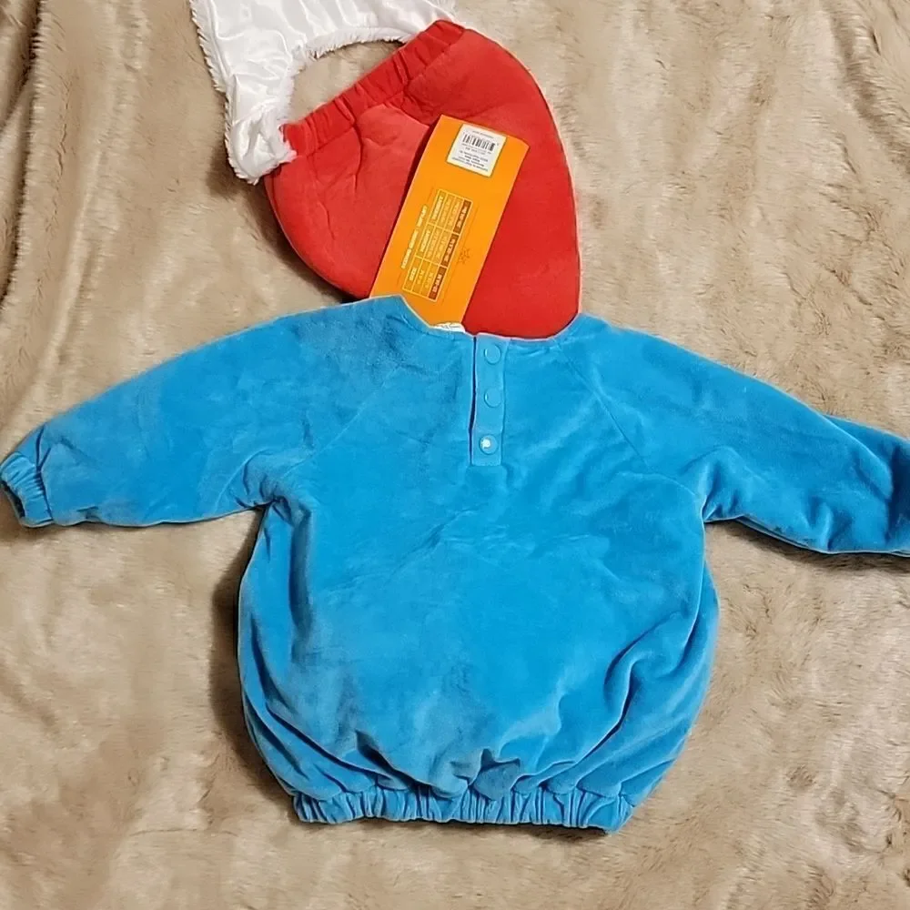 INFANT GNOME COSTUME, 3-PIECE, SIZE 12-18 MONTHS - NEW WITH TAGS!